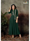 Green Colour Vardan Gulnaz Vol-2 Heavy RiyonExclusive Designer Party Wear Long Kurti 6012